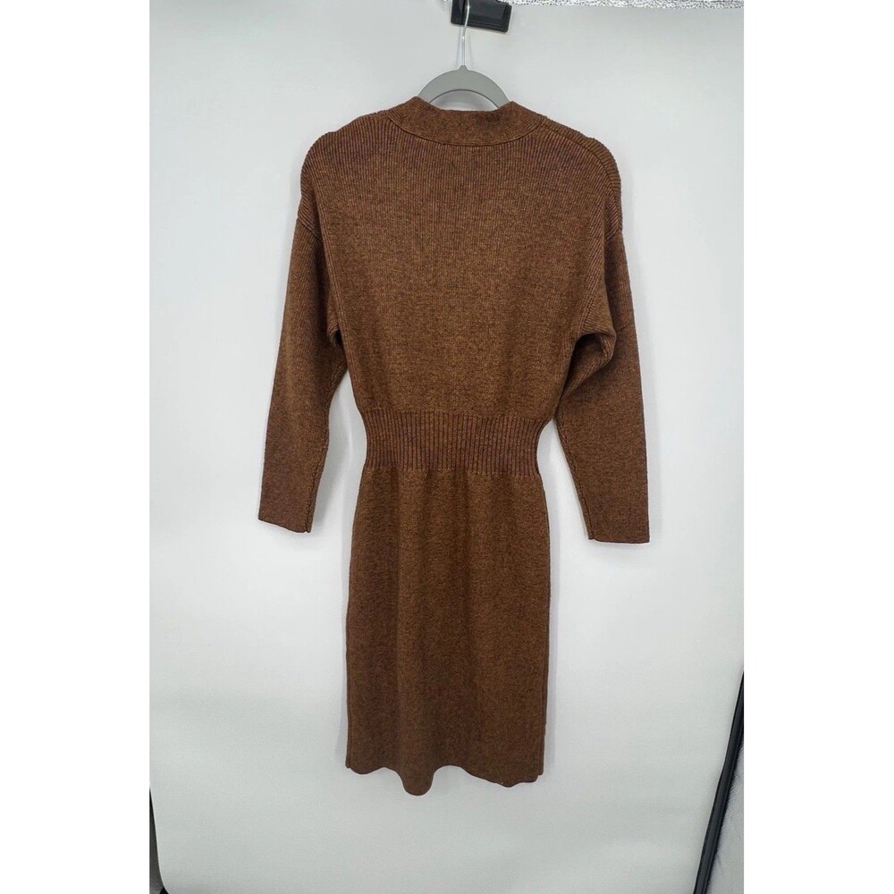 Modern Citizen Brown Knit Midi Dress - Picture 3 of 12